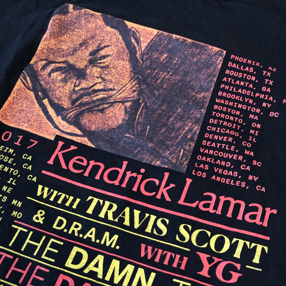 ❌SOLD❌Kendrick Lama Damn Tour 2017 MerchSize L